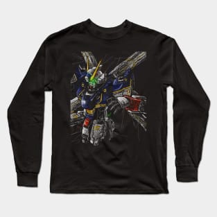 Crossbone gundam x1 standard version Long Sleeve T-Shirt